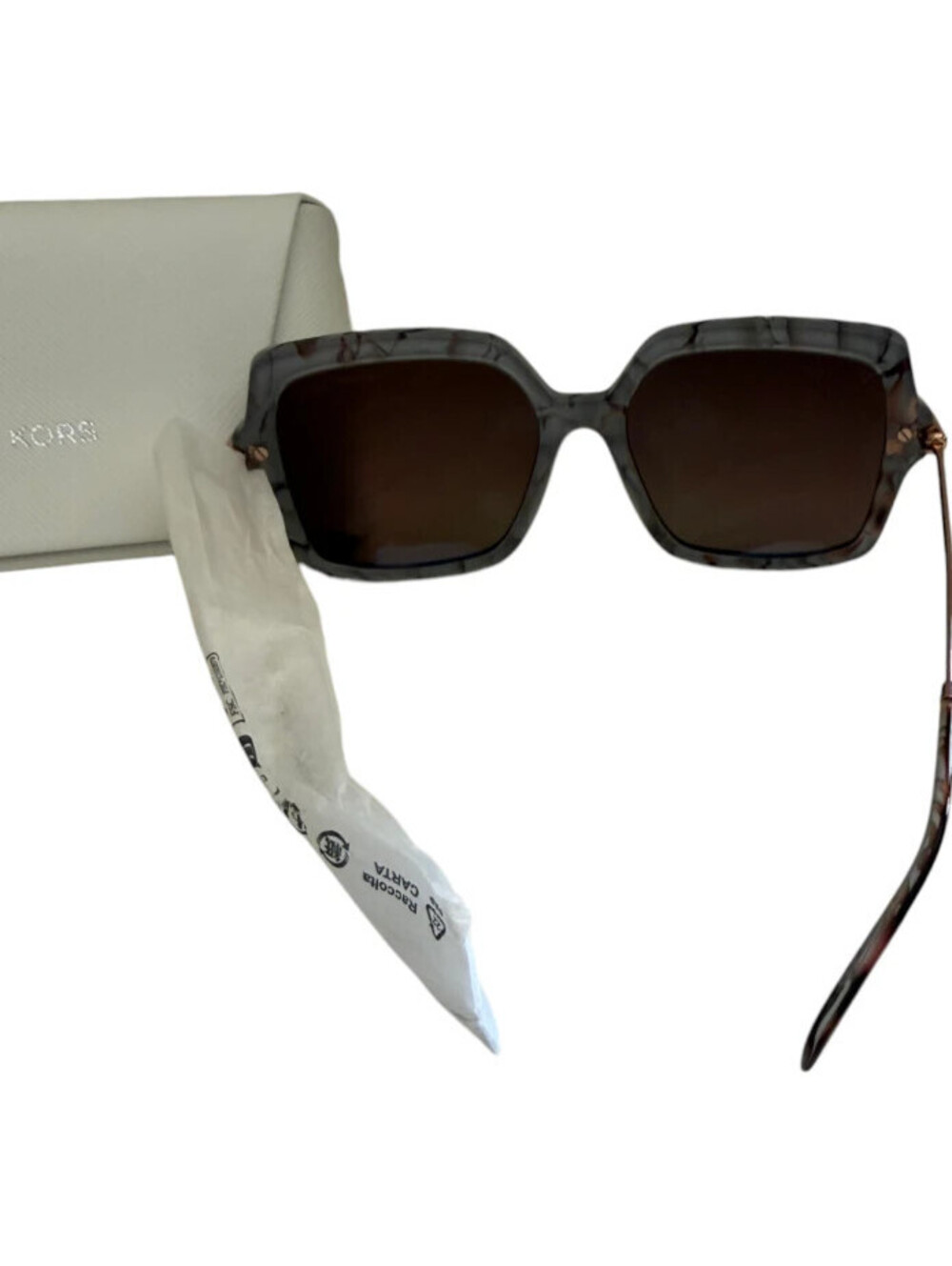 Michael Kors Women's MK2247U Quogue Universal Fit Square Sunglasses - Picture 6 of 9